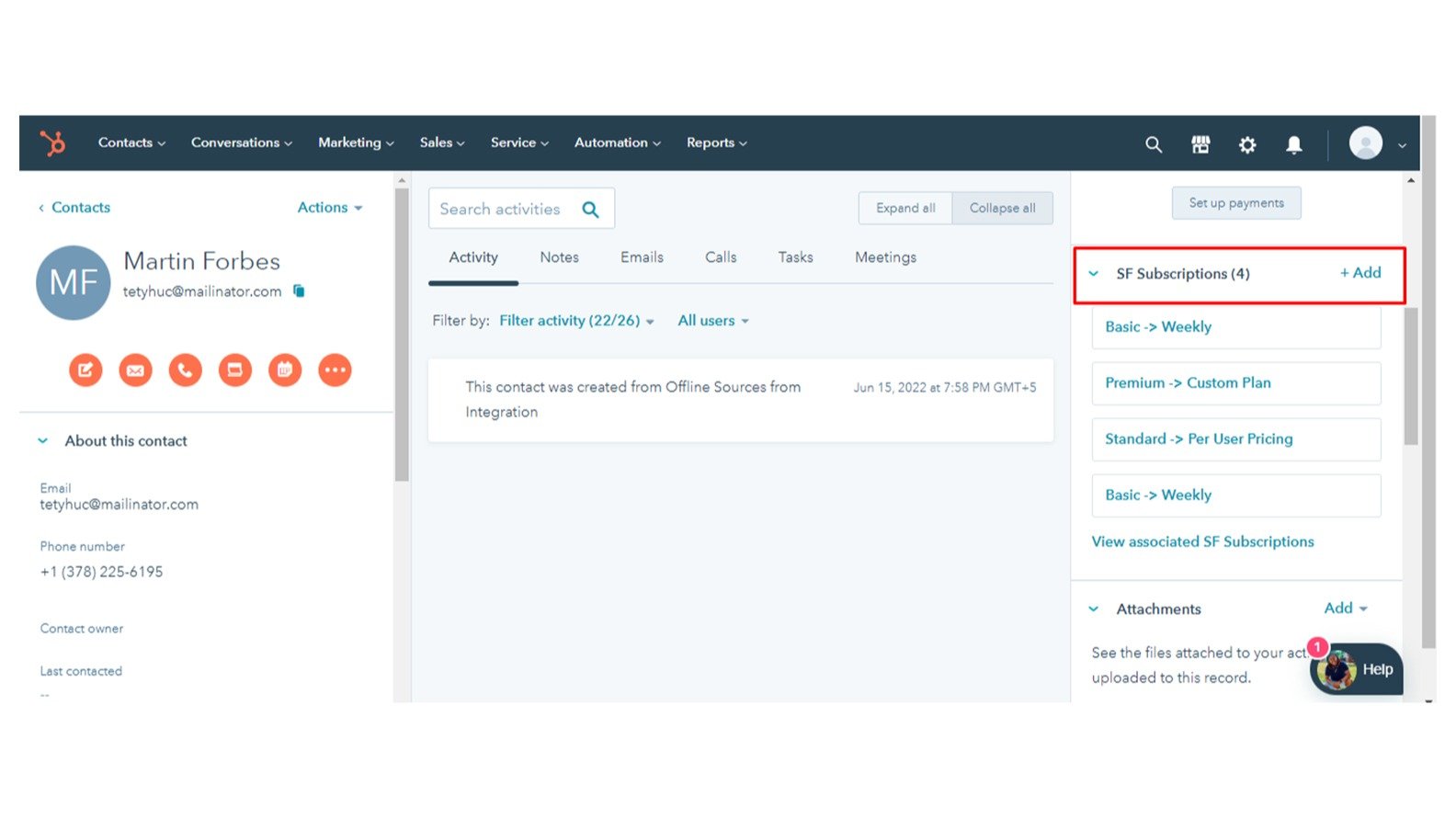 Populate Custom Objects inside HubSpot Cards